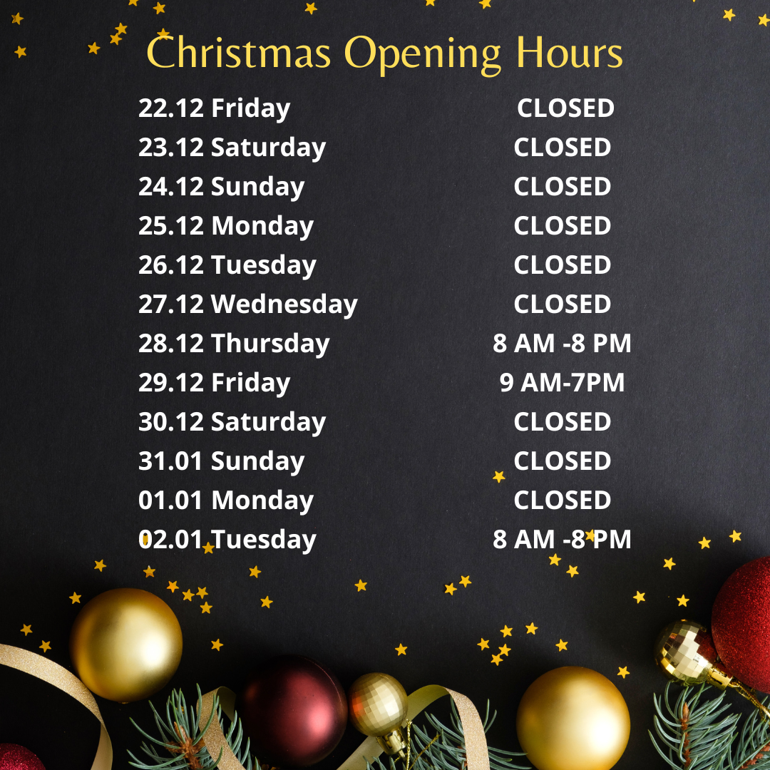 Read more about the article Christmas opening hours